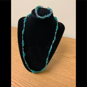 Necklace and bracelet bundle